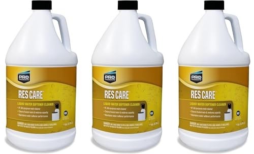 All-Purpose Water Softener Cleaner Liquid Refill, 1 Gallon, Pack of 3 – 3X Effec
