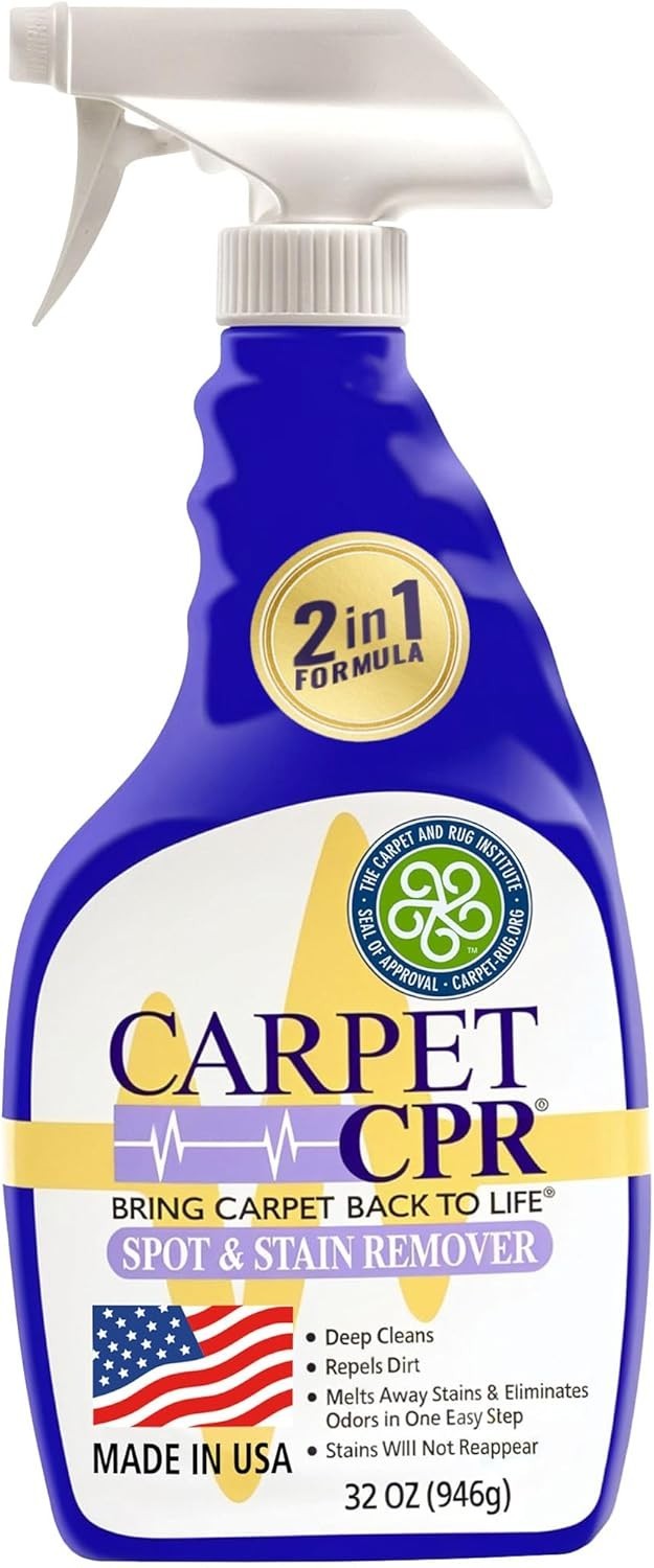 Cruelty-Free Heavy Duty 2-in-1 Carpet Cleaner Spray – Ideal for Pet Accidents