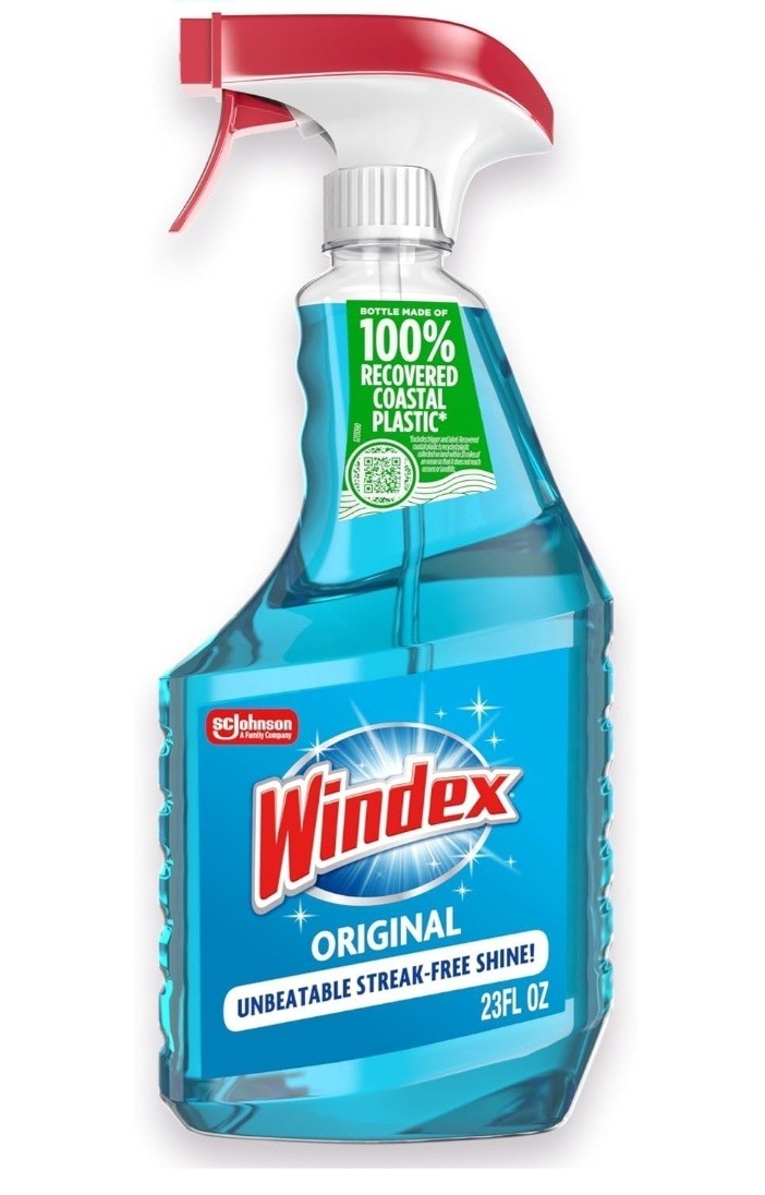 Windex Glass and Window Cleaner Spray Bottle, Original Blue, 23 fl oz