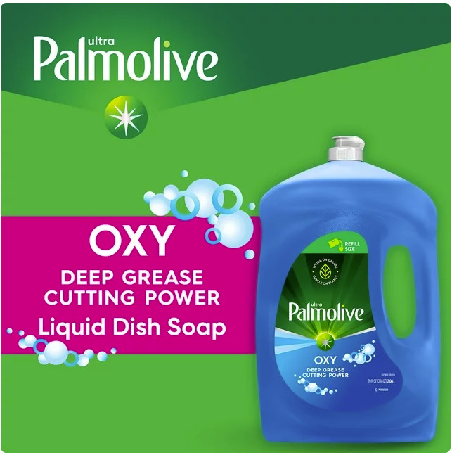 Palmolive Ultra Liquid Dish Soap, Oxy Power Degreaser, 70 Fluid Ounce