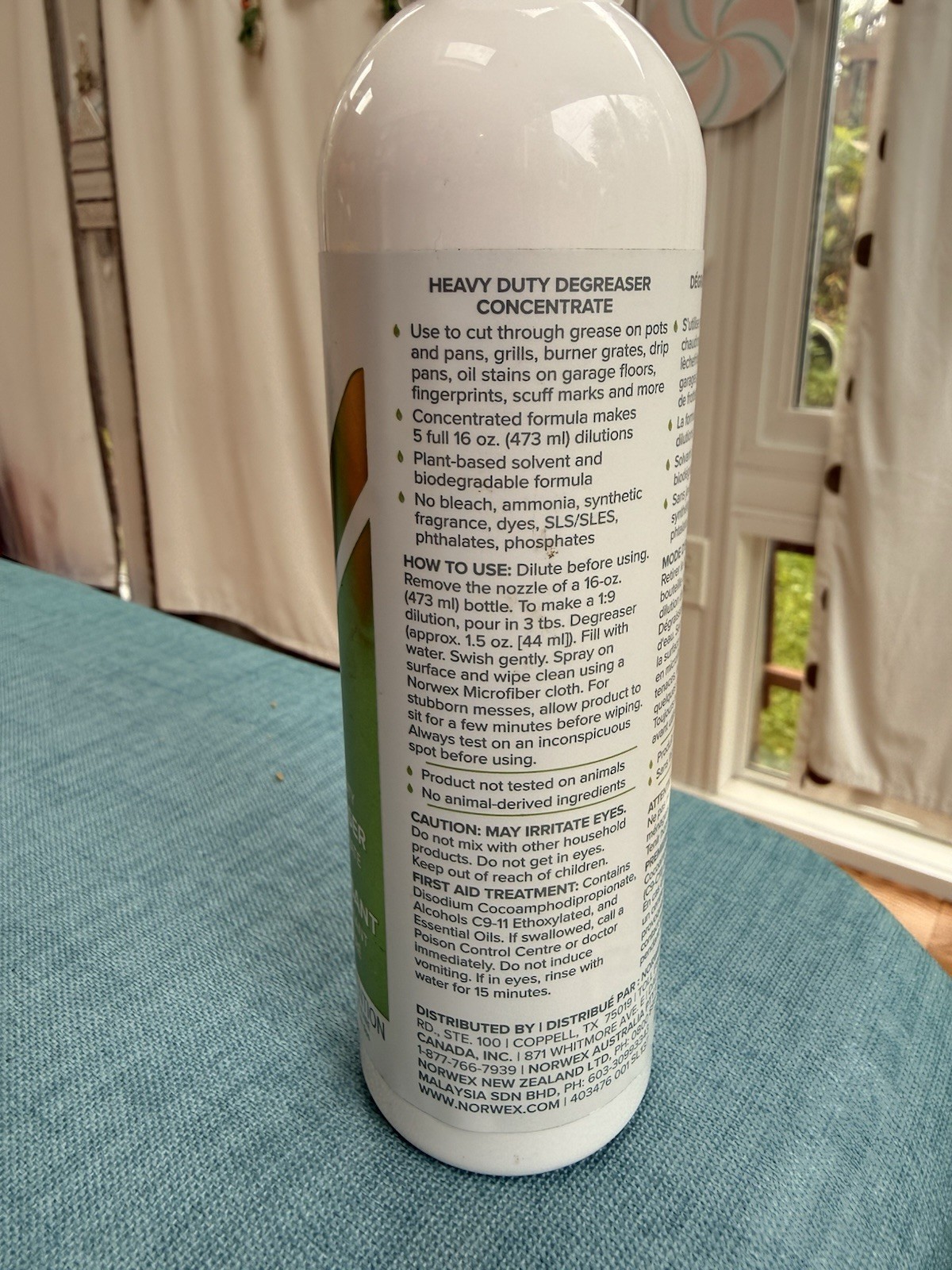 Norwex Heavy Duty Degreaser NEW 8 oz Concentrated Grease Remover Multi-Surface