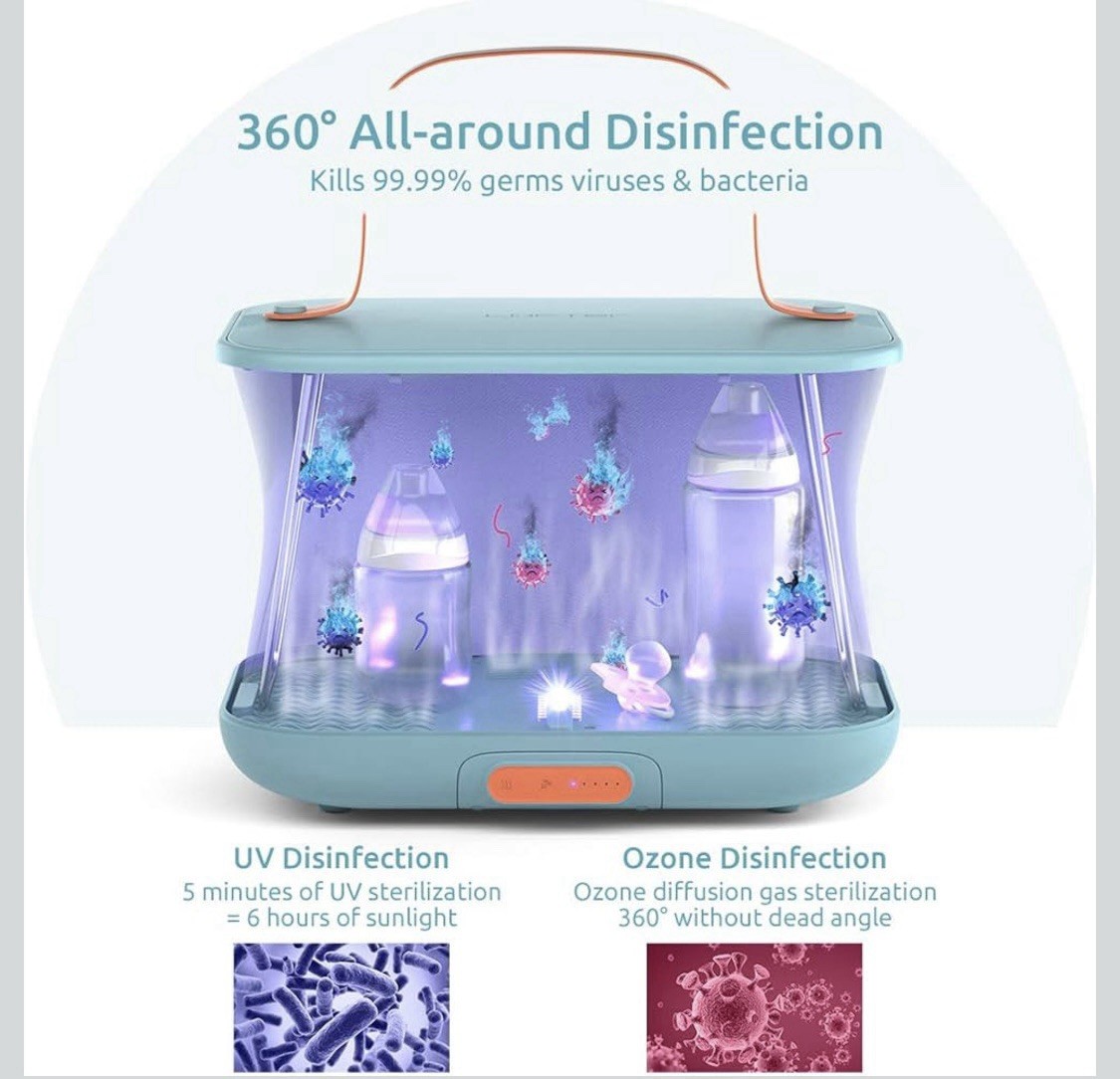 Lofter 4 in 1 UV Light Sanitizer Bag, Portable Disinfection Dryer