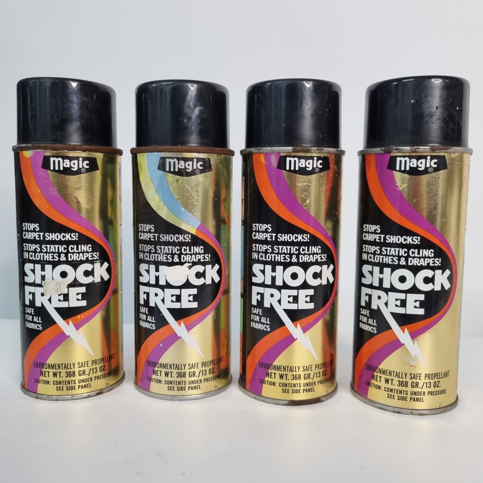 *1 VTG Magic Shock Free Aerosol Anti-static 13 oz. CHEM-TEL 60s 70s Prop Retro