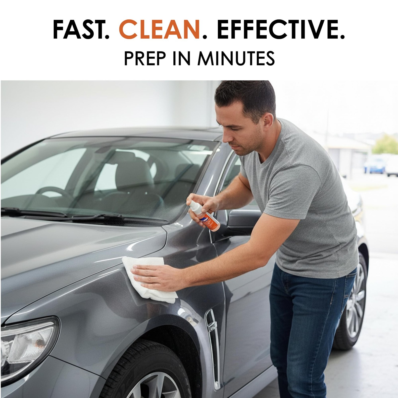 Rapid Prep Surface Cleaner 4 oz | Safe Water Based solution Removes Wax, Grea…