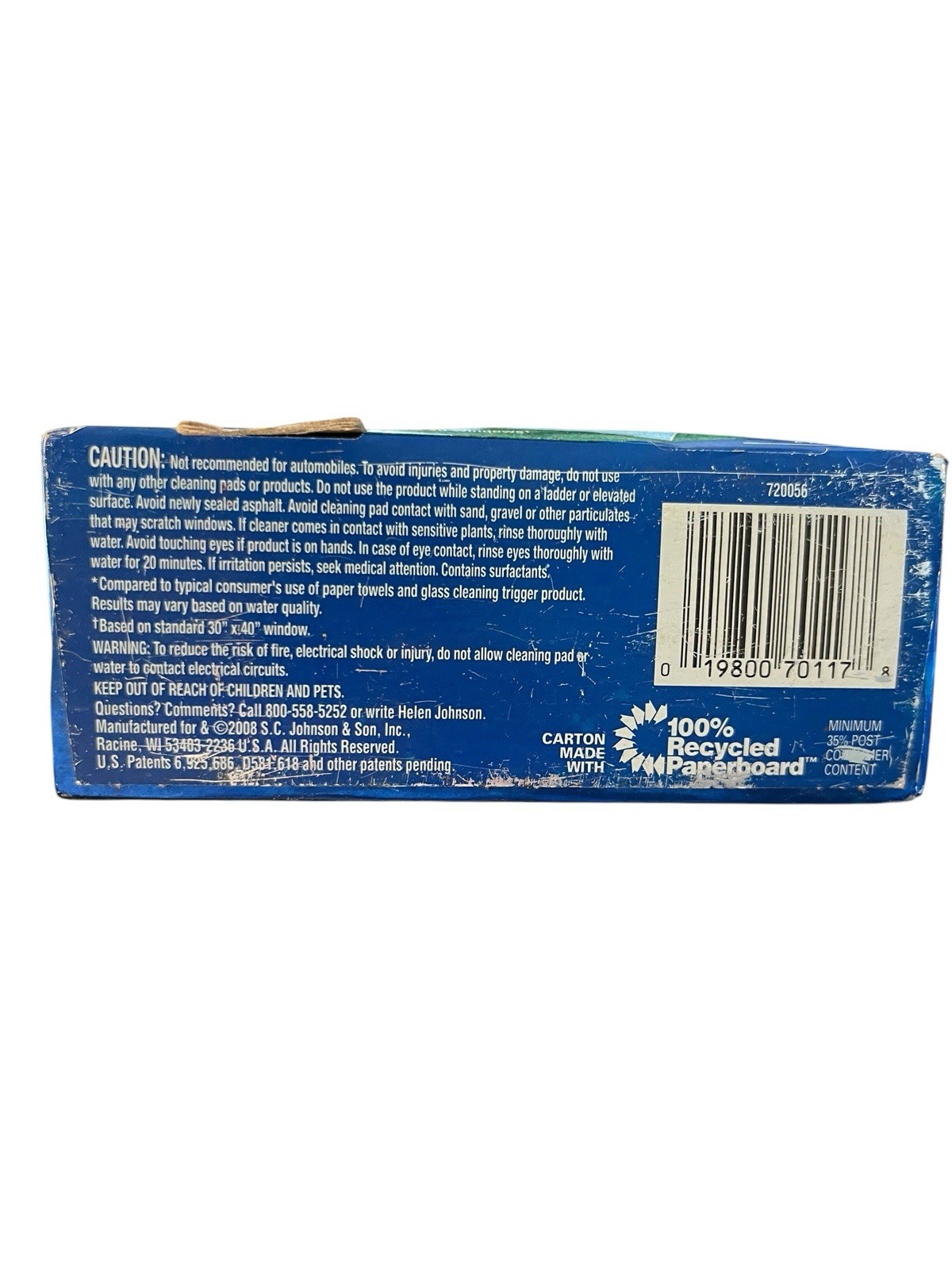 Windex Outdoor All In One Glass & Window Cleaner Tool Starter Kit Box W/1 Pad