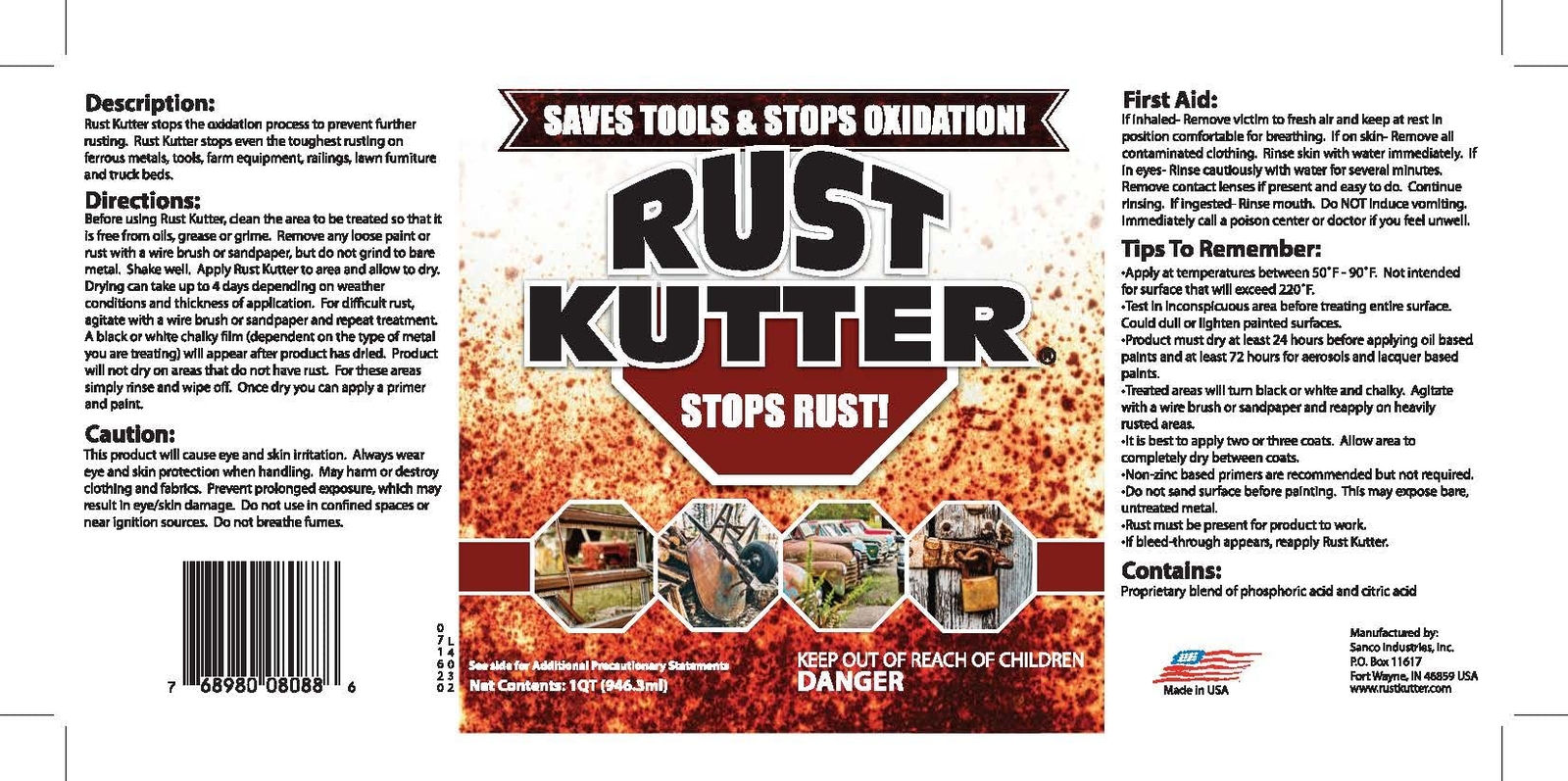 Stops Rust and Converts Rust Spots to Leave A Primed Surface Ready to Paint