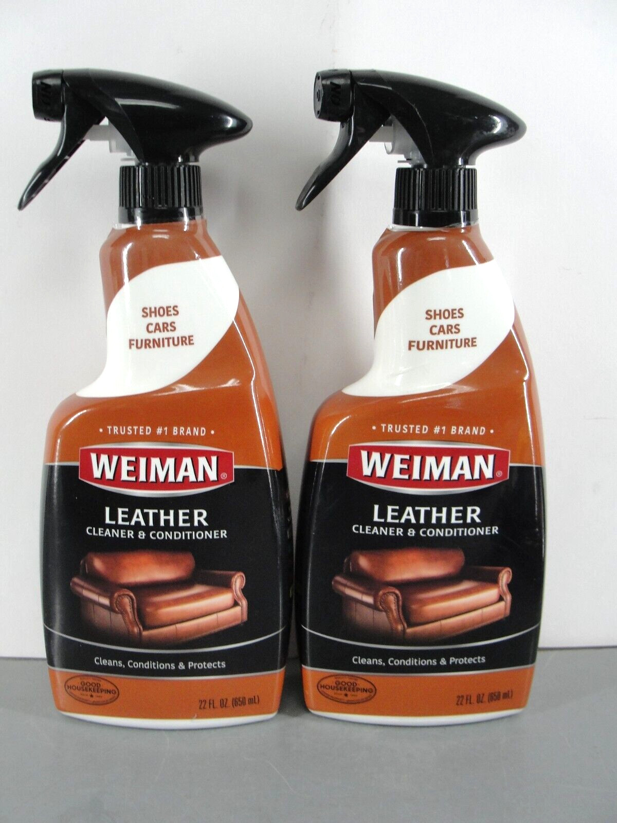 WEIMAN 22oz LEATHER CLEANER & CONDITIONER 🚗 RESTORE SHOE CAR AUTO SEAT SOFA