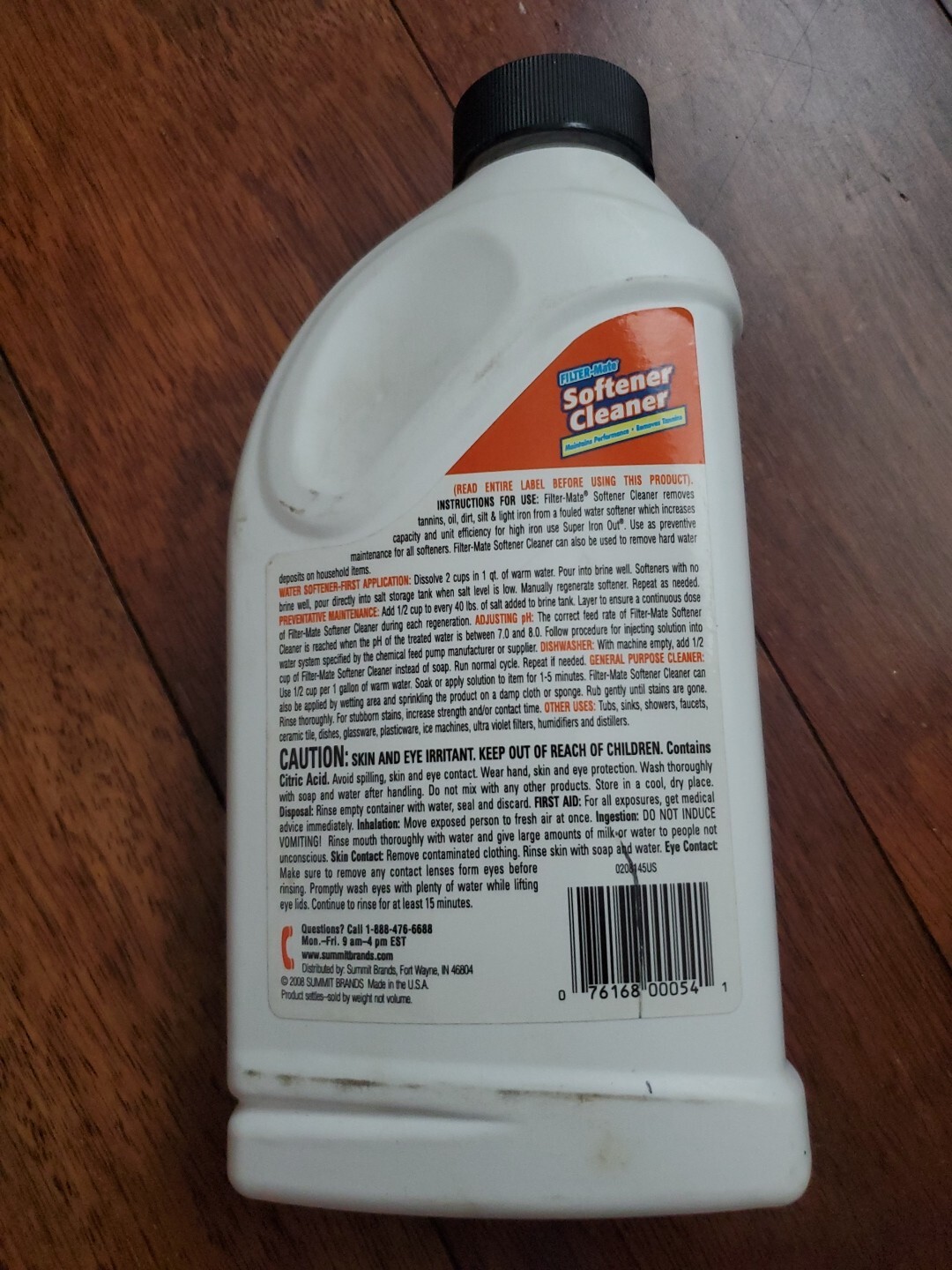 FILTER-Mate Softener Cleaner Powder Formula 1.5 Lb New Opened