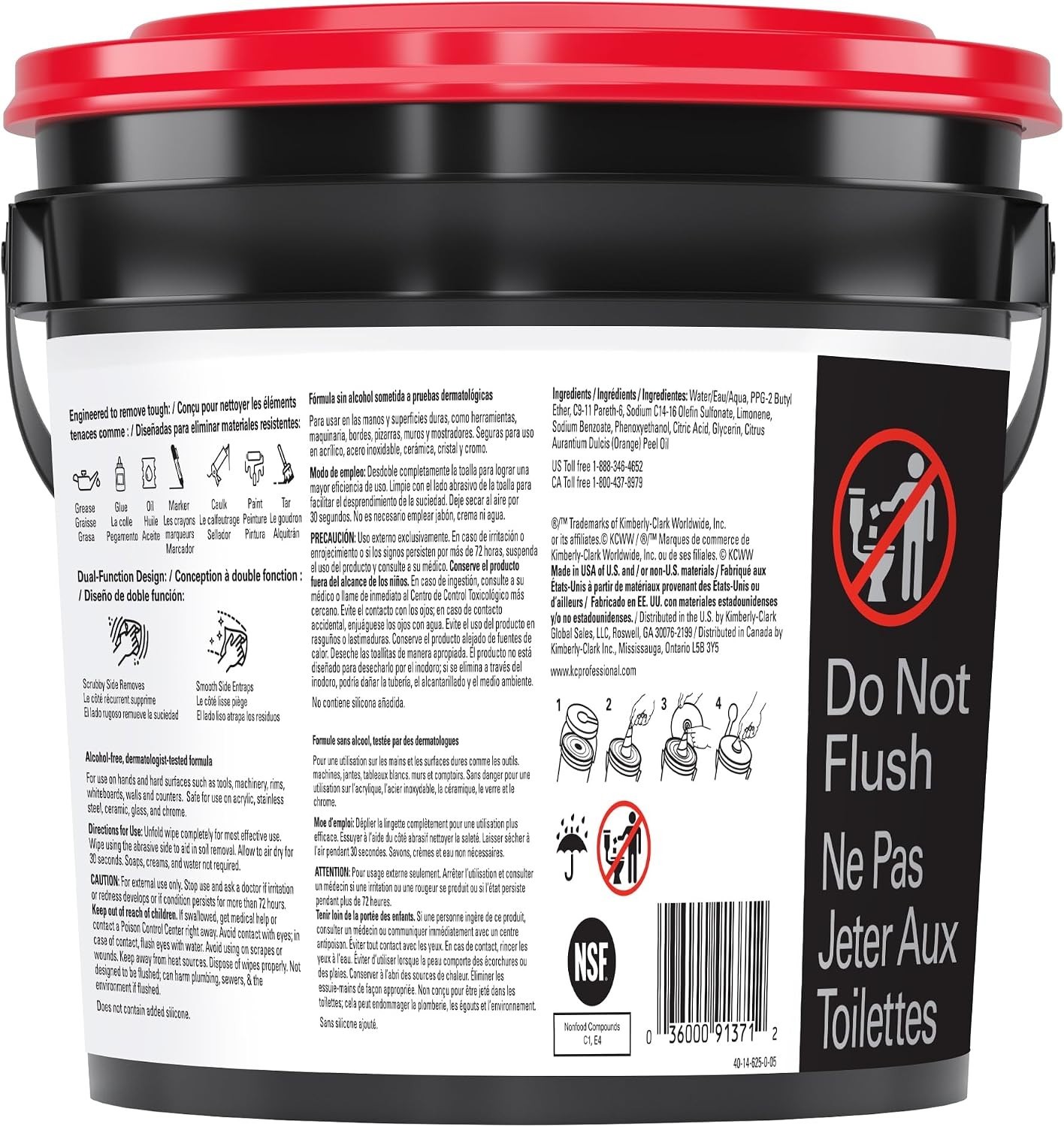 Dual Action Cleaning Wipes – 9.5″ x 12″ Sheets, 450 Total