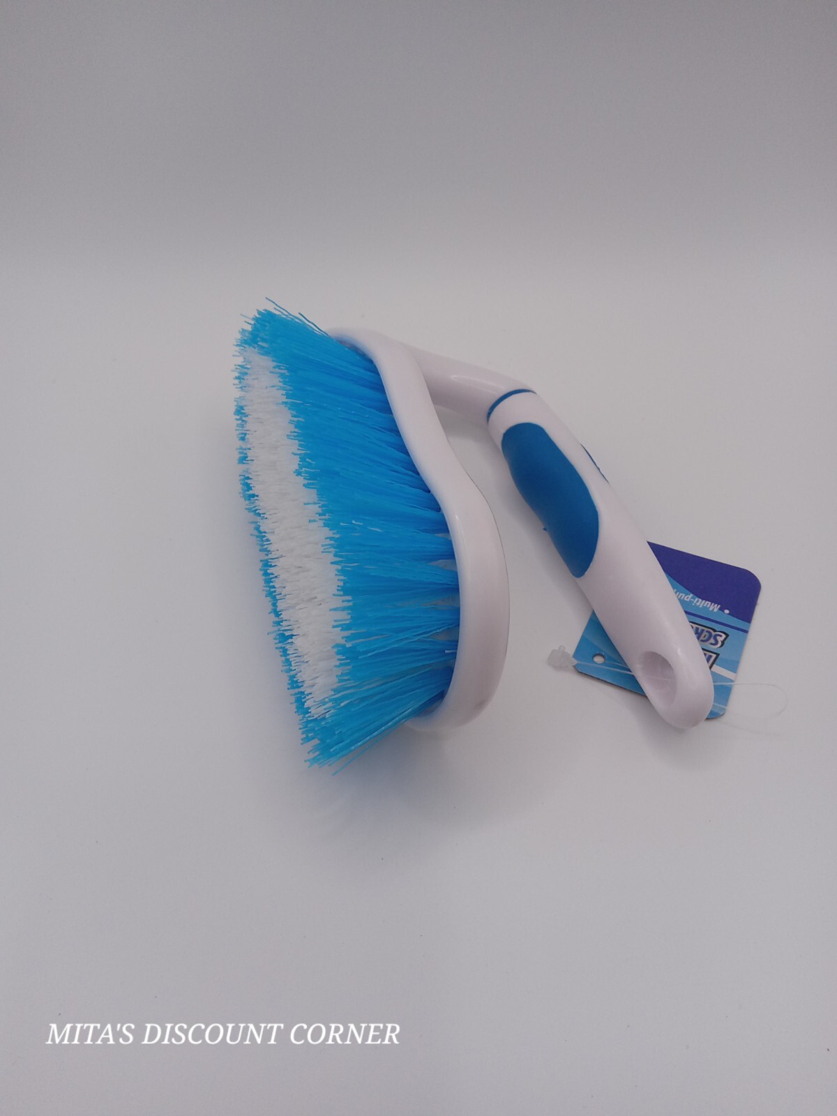 5.5-Inch Heavy Duty Scrub Brush | Iron Shape Handle- 2 Pack