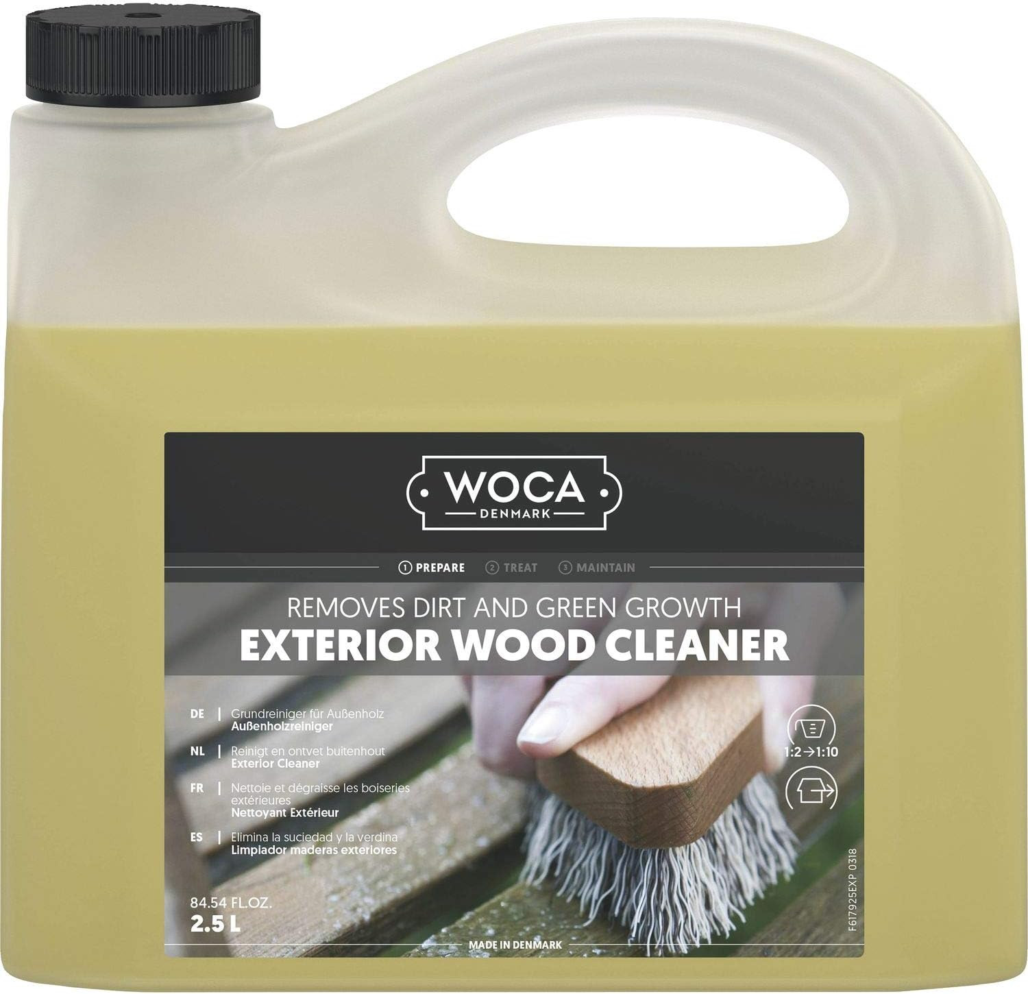 Denmark 2.5L Exterior Wood Cleaner for Decks, Siding & Outdoor Furniture