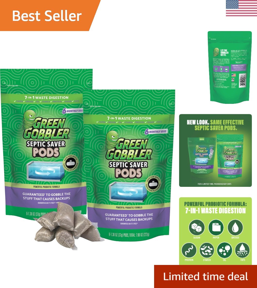 Compact Septic Tank Treatment Pods – Eco-Friendly Solution to Avoid Repairs
