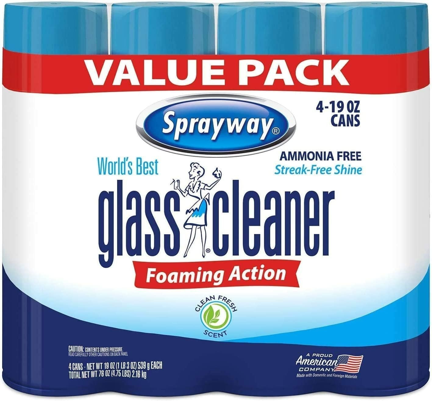 19 fl. oz. SW Glass Cleaner Aerosol (4-Pack)