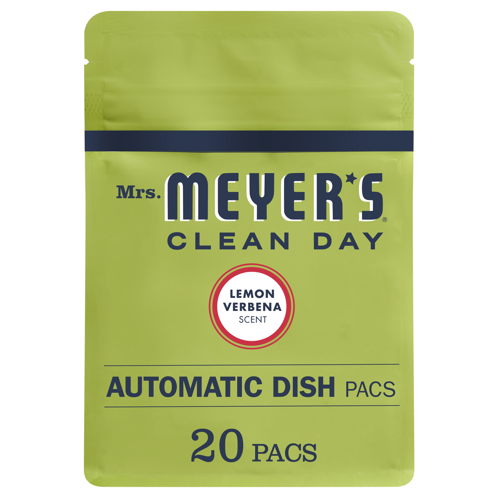 Mrs. Meyer’s Clean Day Auto Dish Packet Lemon Verbena 12.7 oz (Pack of 6)