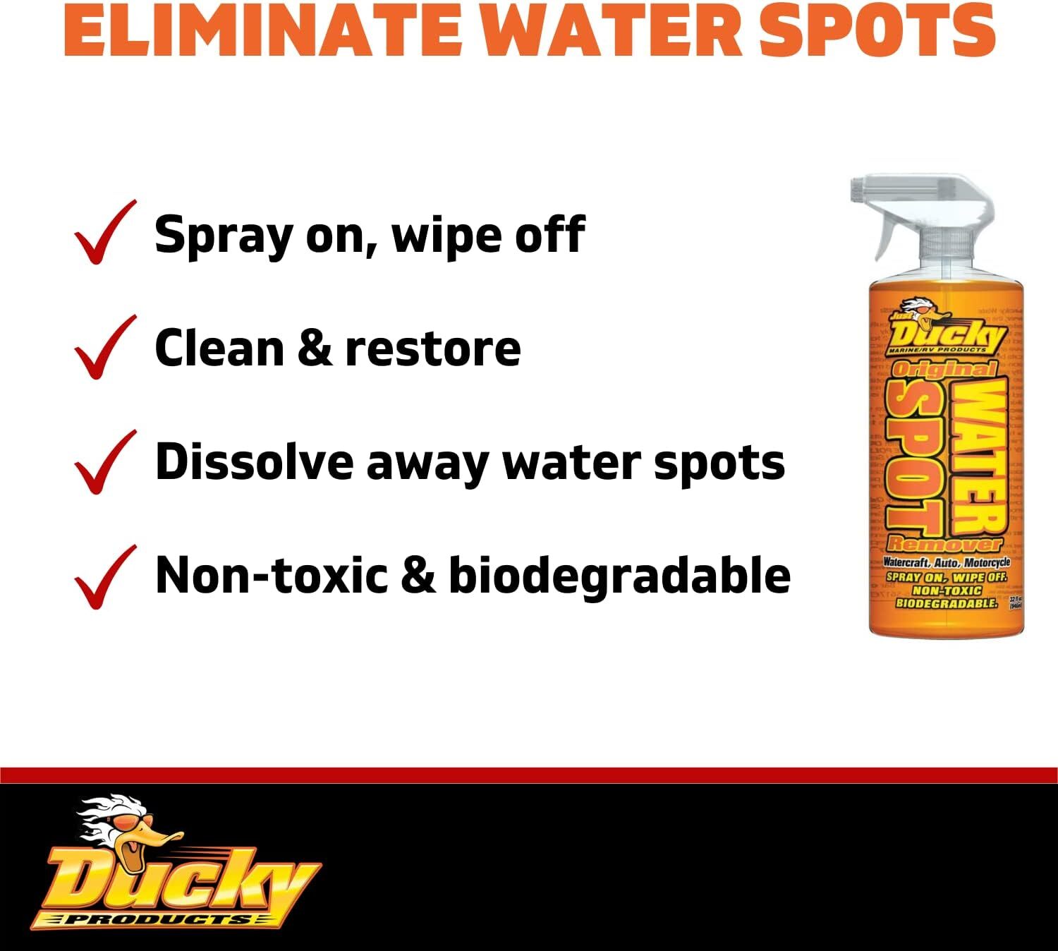 Original Water Spot Remover: Spray for Boat, Car, Motorcycle & RV Exterior De…