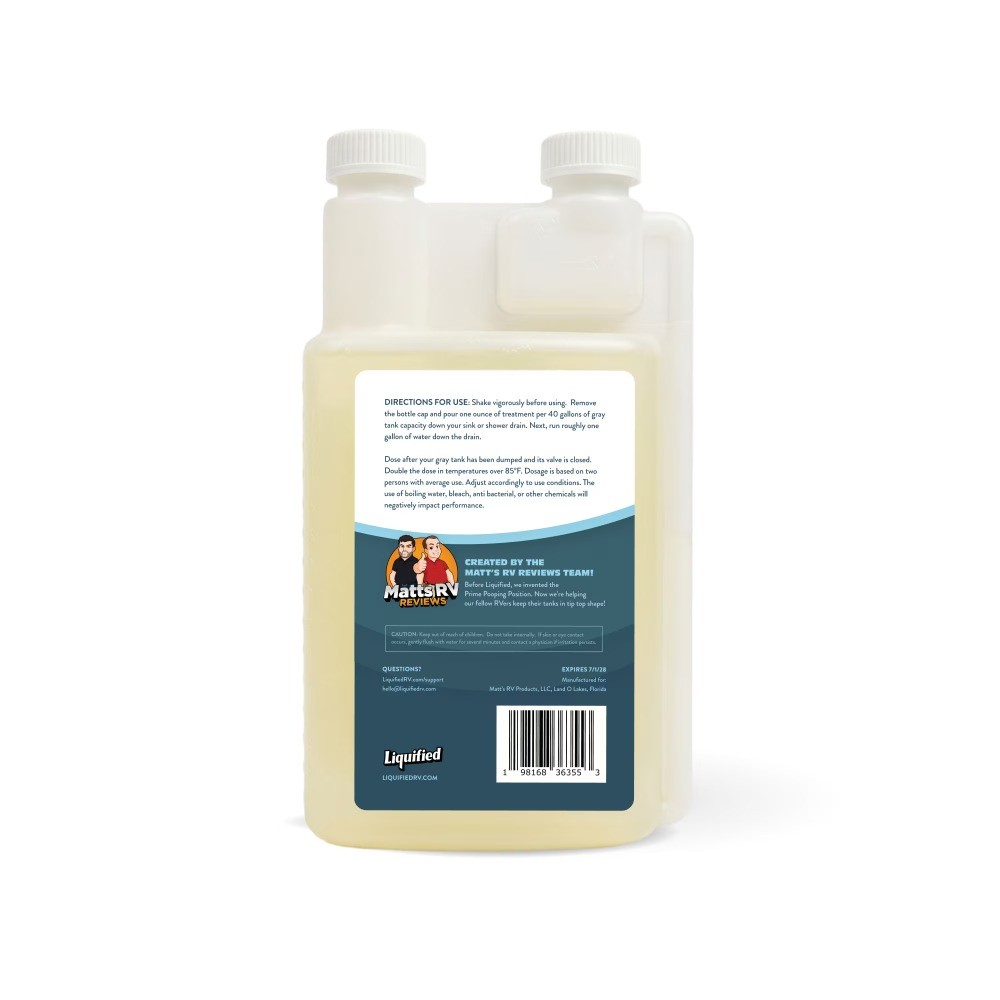 Gray Tank RV Toilets Treatment with Enzyme Formula, RV Cleaning Supplies