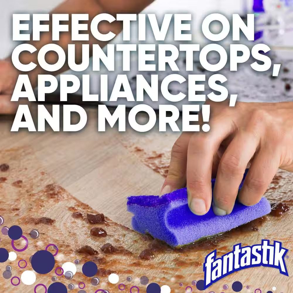 Fantastik All-Purpose Cleaner Deodorizes W Bleach kitchen Bathroom 32 Oz 4 Pack