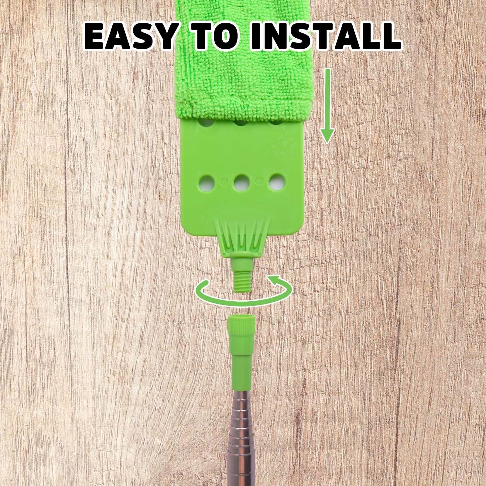 Retractable Gap Dust Cleaner under Appliance Cleaning Tool, Flat Duster