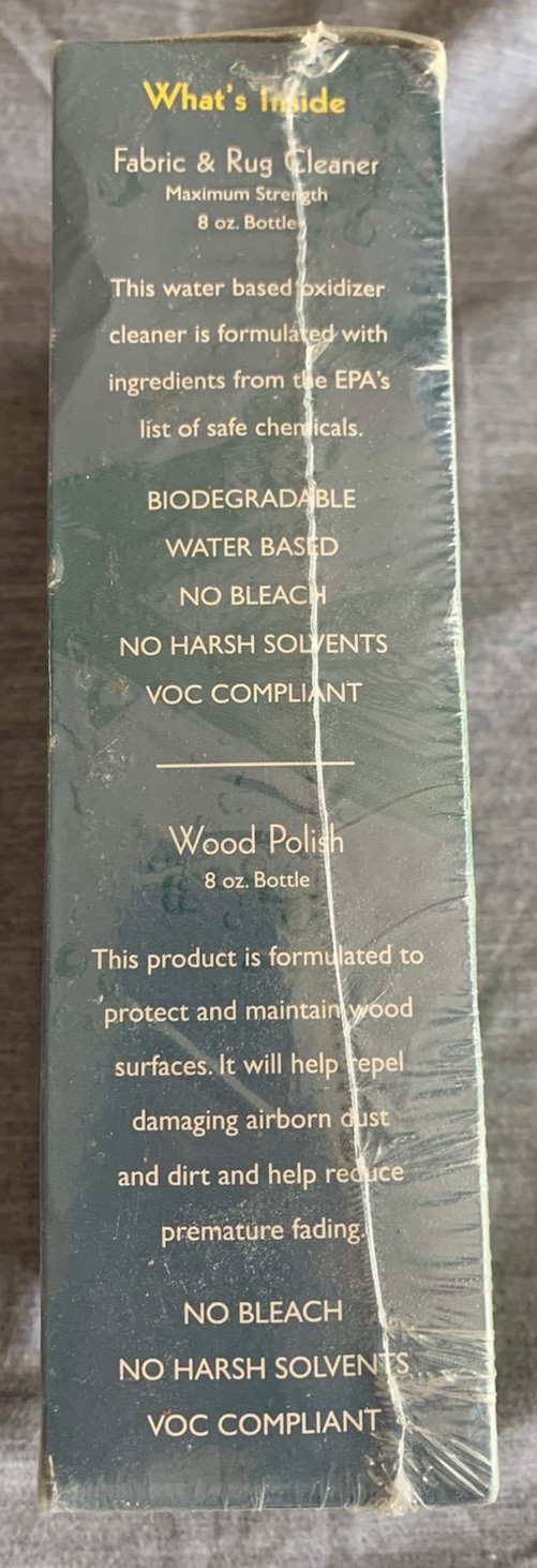 Bob’s For Green Living Furniture Care Kit Made In USA New Factory Sealed
