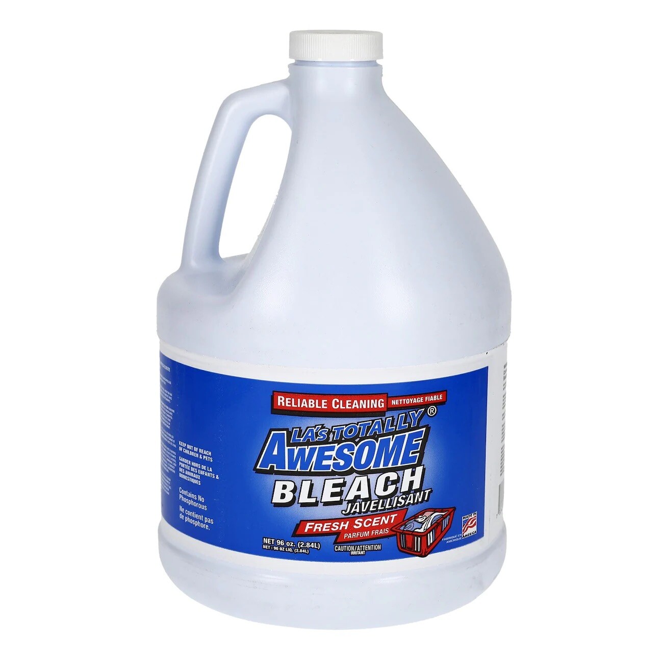 LA’s Totally Awesome Lemon Scent Bleach, 96 oz.