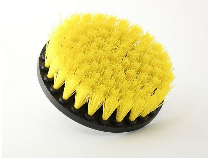 4inch 3 Piece Soft, Medium, Heavy Power Scrubbing Brush Drill Attachment
