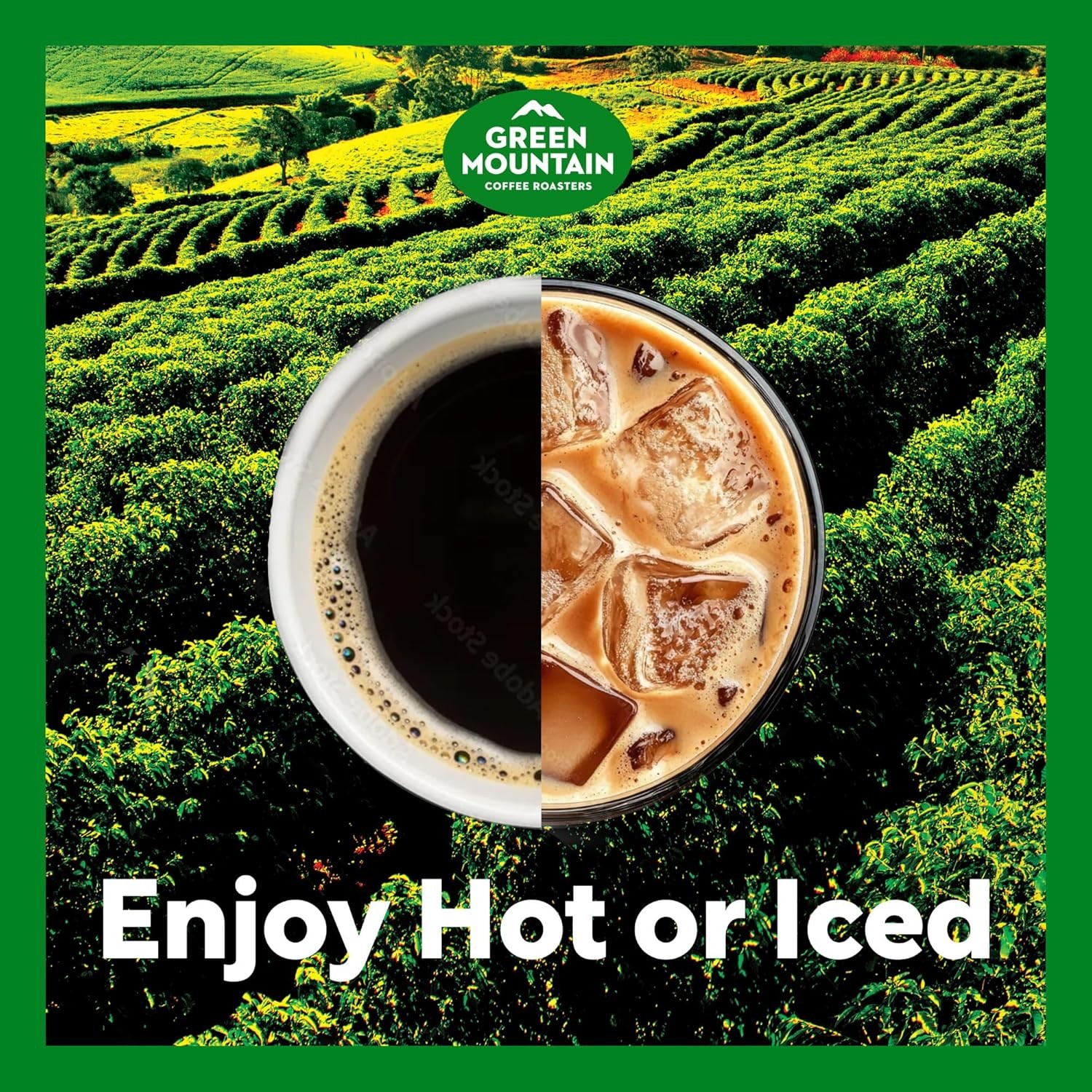 Green Mountain Coffee Roasters Half Caff Keurig Single-Serve K-Cup pods, Mediu