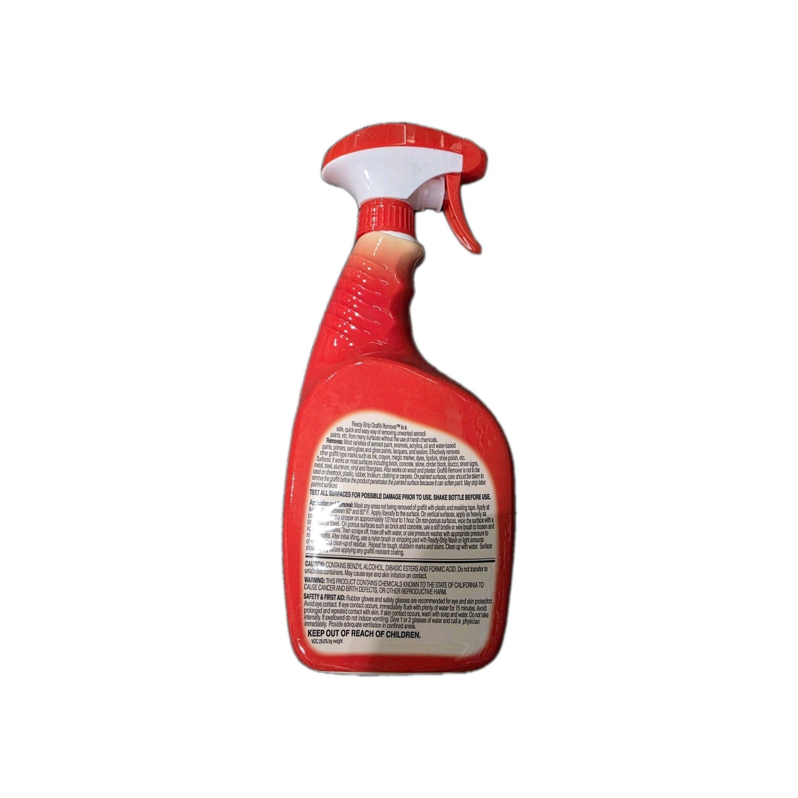 *6 Pack* Sunnyside 68932 Graffiti Remover 1 Quart Spray Bottles