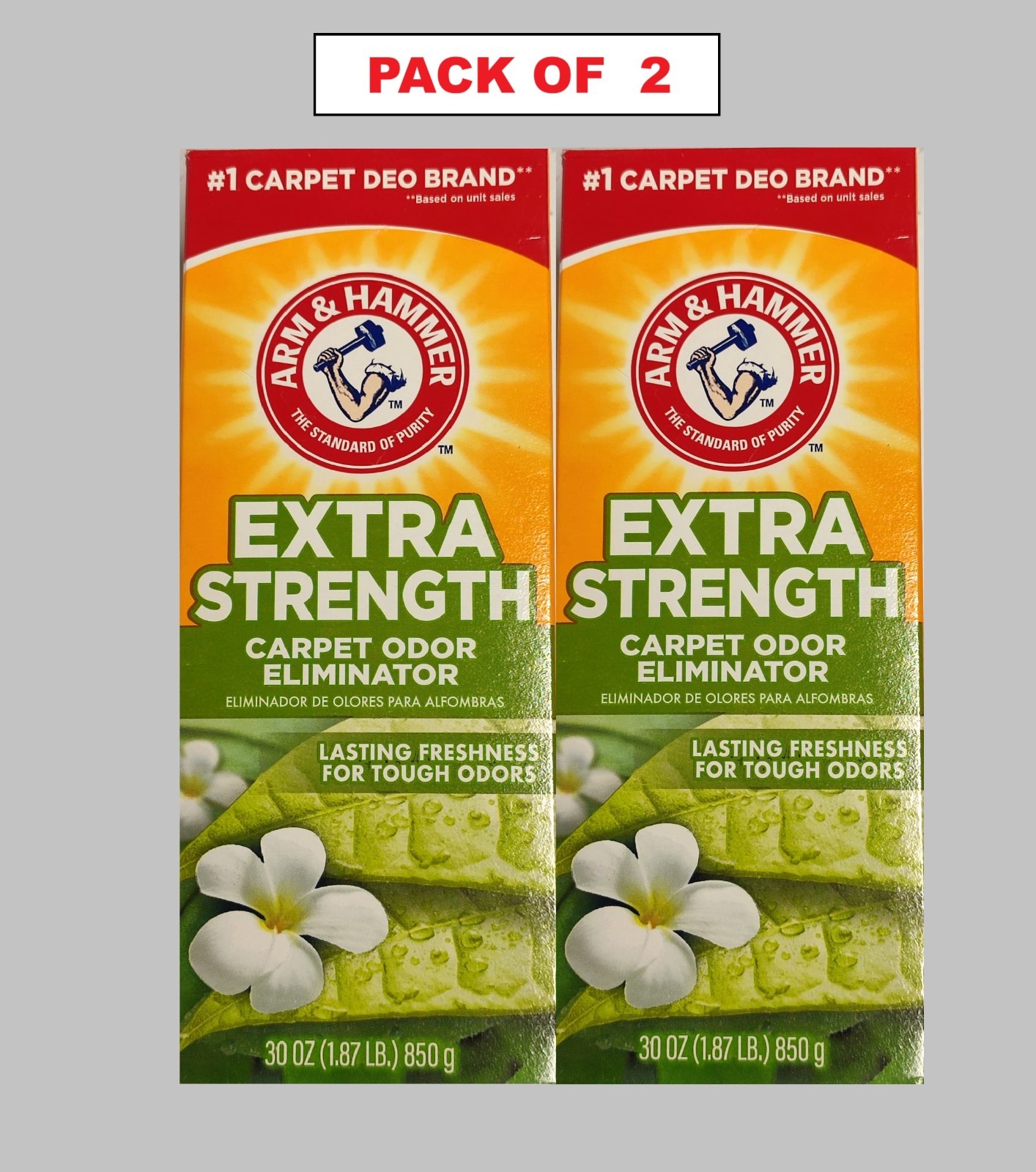 Arm & Hammer Extra Strength Carpet Odor Eliminator 30 oz (Pack of 2 units)