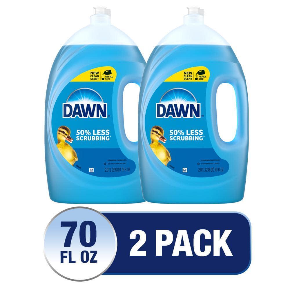 Dawn Ultra 70 oz. Original Scent Liquid Dish Soap Concentrated Formula 2 PacK