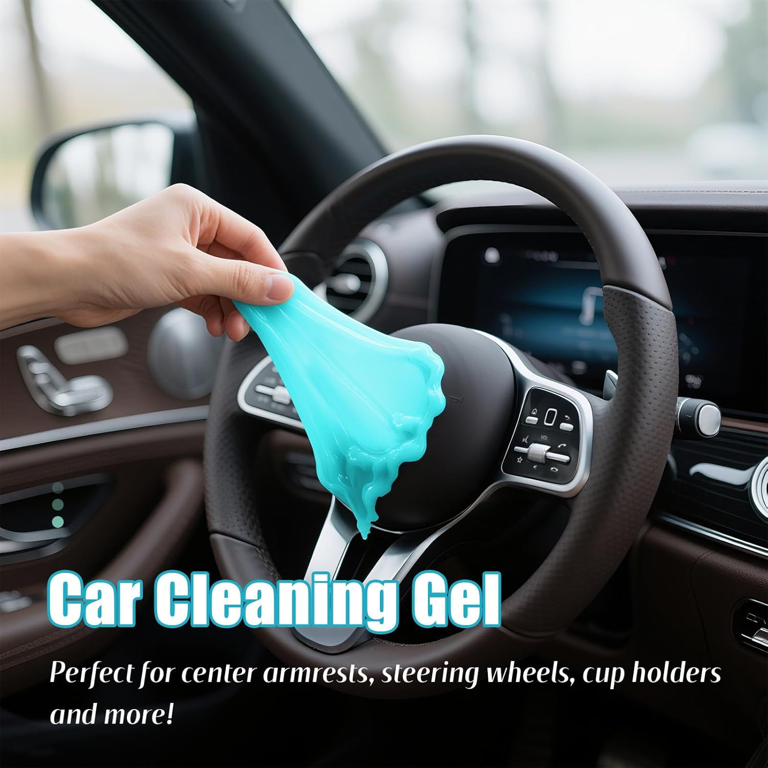 Car Cleaning Gel (Blue,Mint) Cleaning Putty Universal Dust Cleaning Car Interior