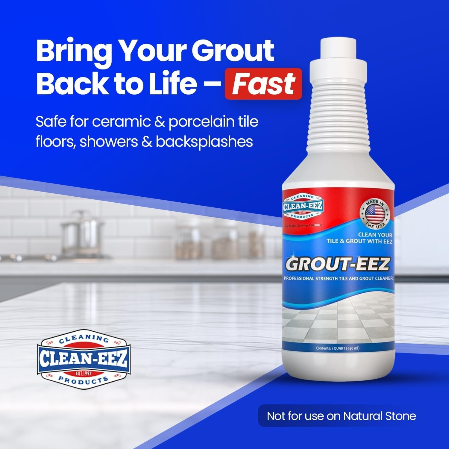 Grout Cleaner 2 Pack with Brush Attachment