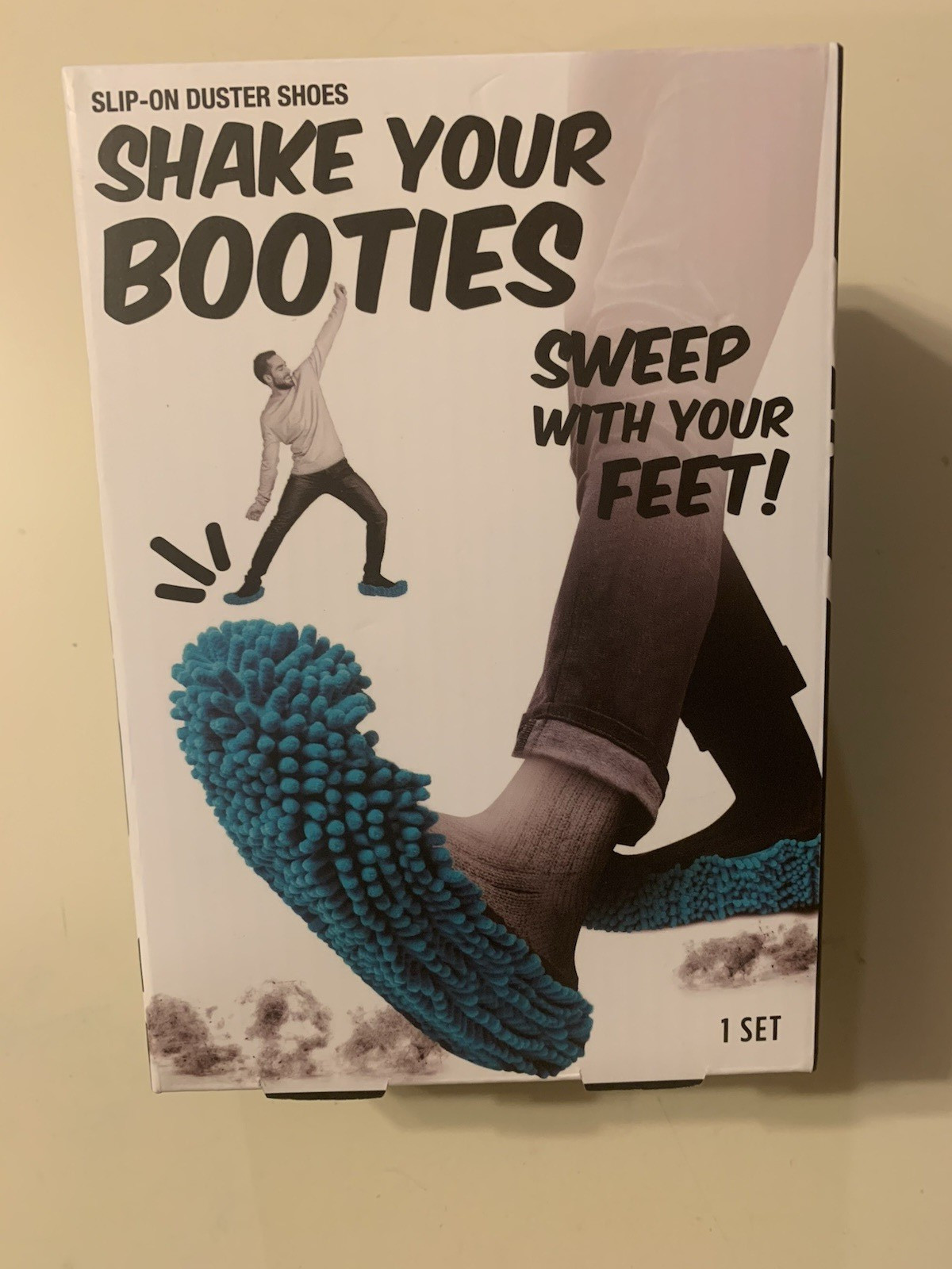 Shake Your Booties Slip On Duster Shoes One size fits most Brand New Sealed Box