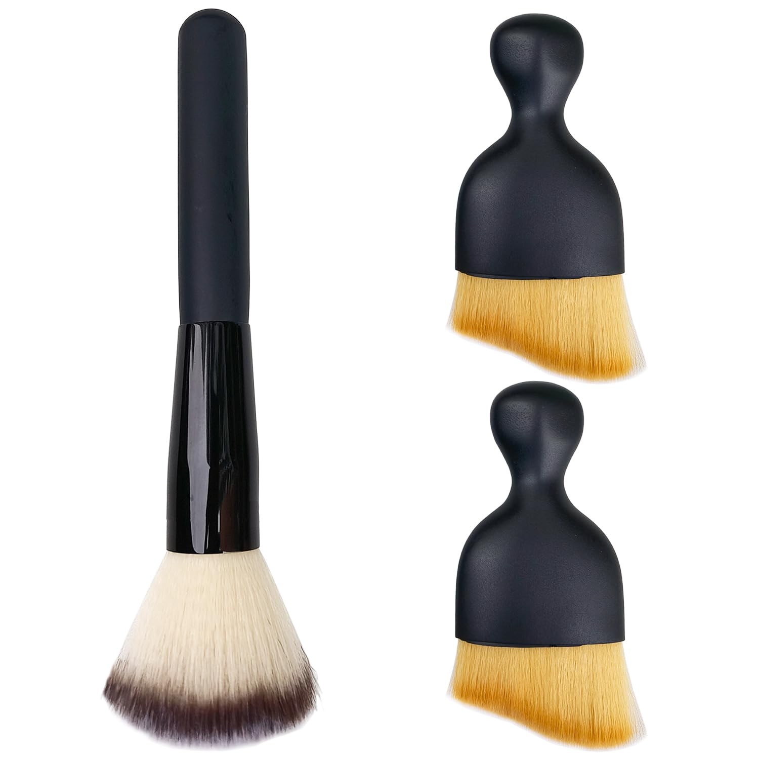 3 Pack Microfiber Duster Small Dust Brushes Soft Fibers Efficient Dust Remov