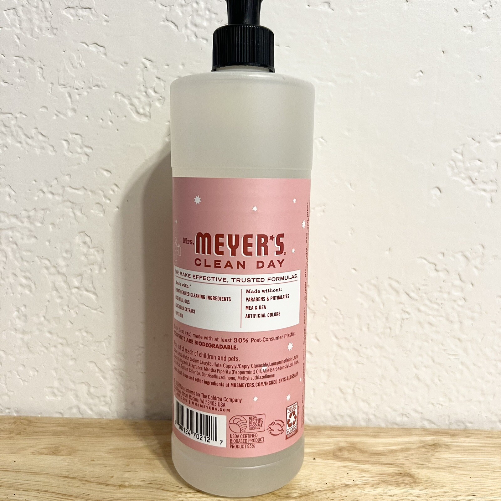 Mrs. Meyer’s Clean Day Limited Edition Scent Dish Soap – Peppermint – 16 fl. oz.