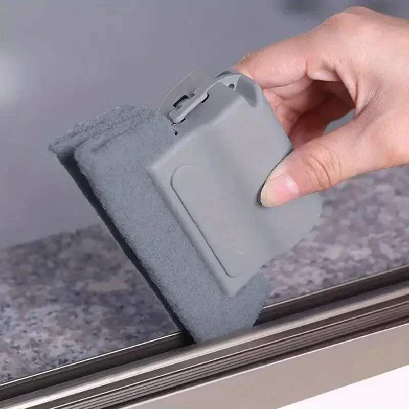 Window Groove Cleaning Brush Portable Sponge Door / Window Slot Cleaning Brush.
