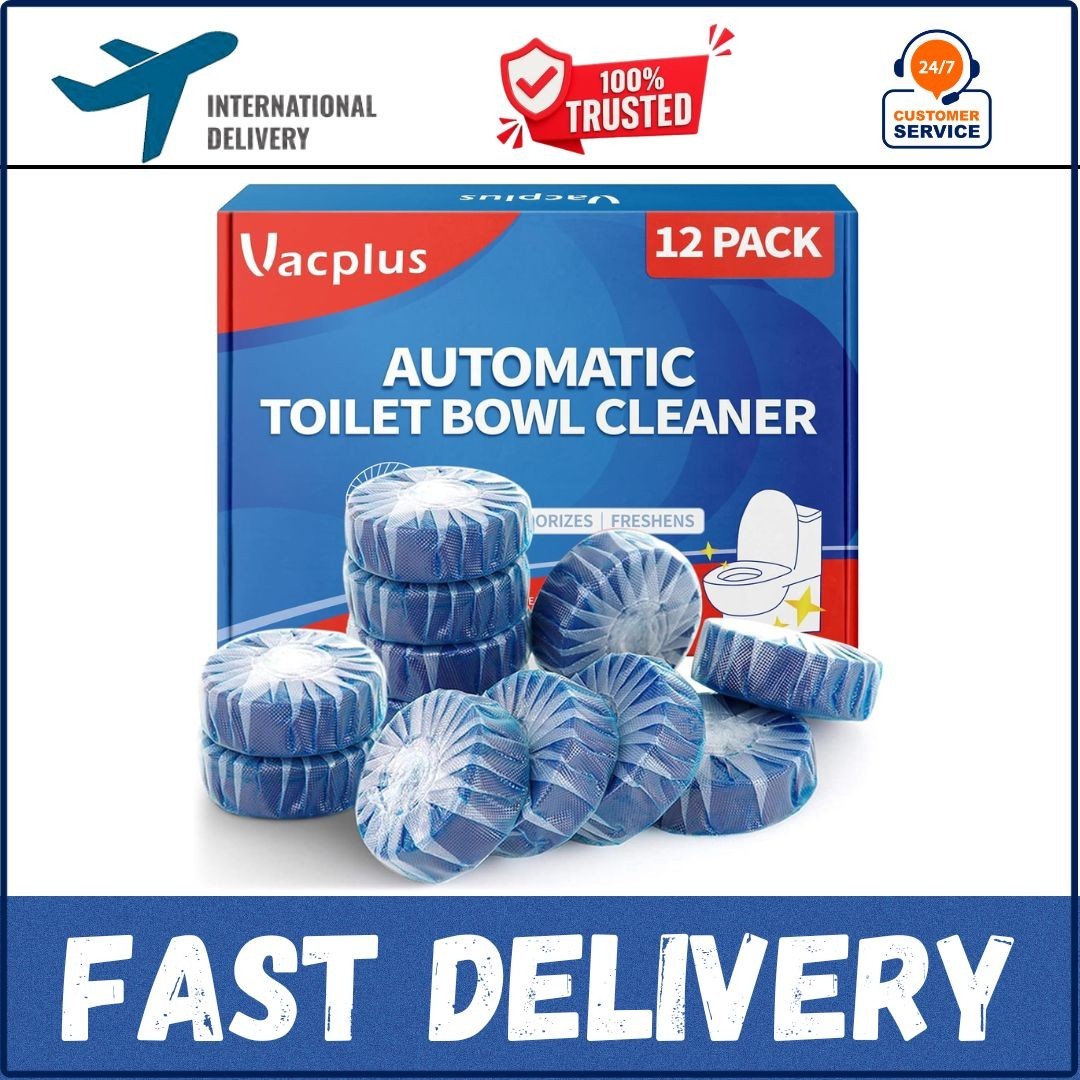 Vacplus Automatic Toilet Bowl Cleaner Tablets Bathroom Toilet Tank Cleaner NEW!.