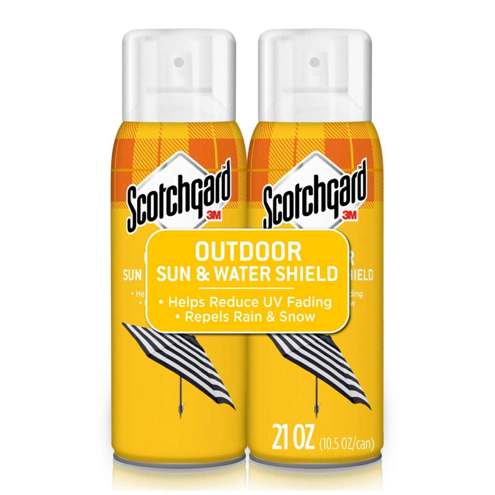 Scotchgard Sun and Water Shield, Repels 21 Fl Oz (Pack of 2), Multi-color