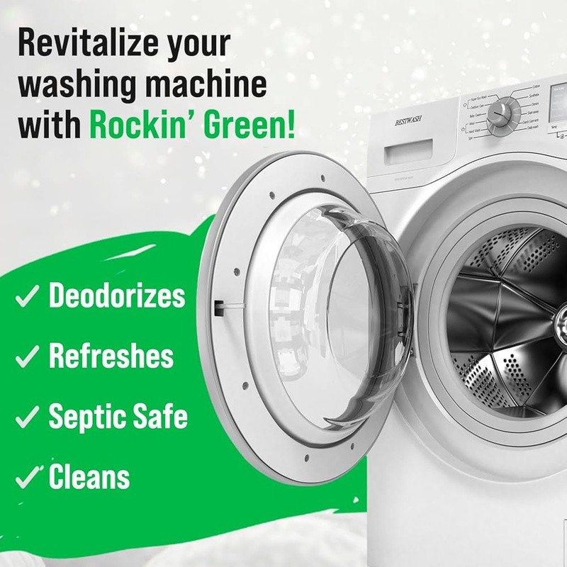 Washing Machine Cleaner Tablets Deep Clean Deodorize Fresh Lime Scent Supplies