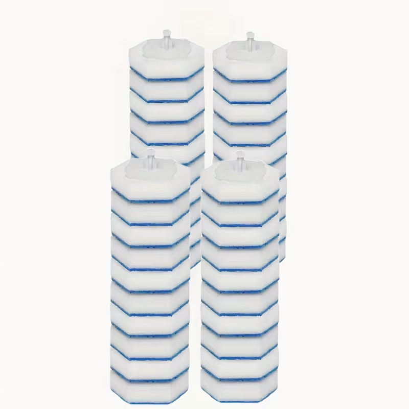 Toilet Wand Brush Refills fit Clorox etc Cleaning Upgraded Gentle Rubber Dot Tip