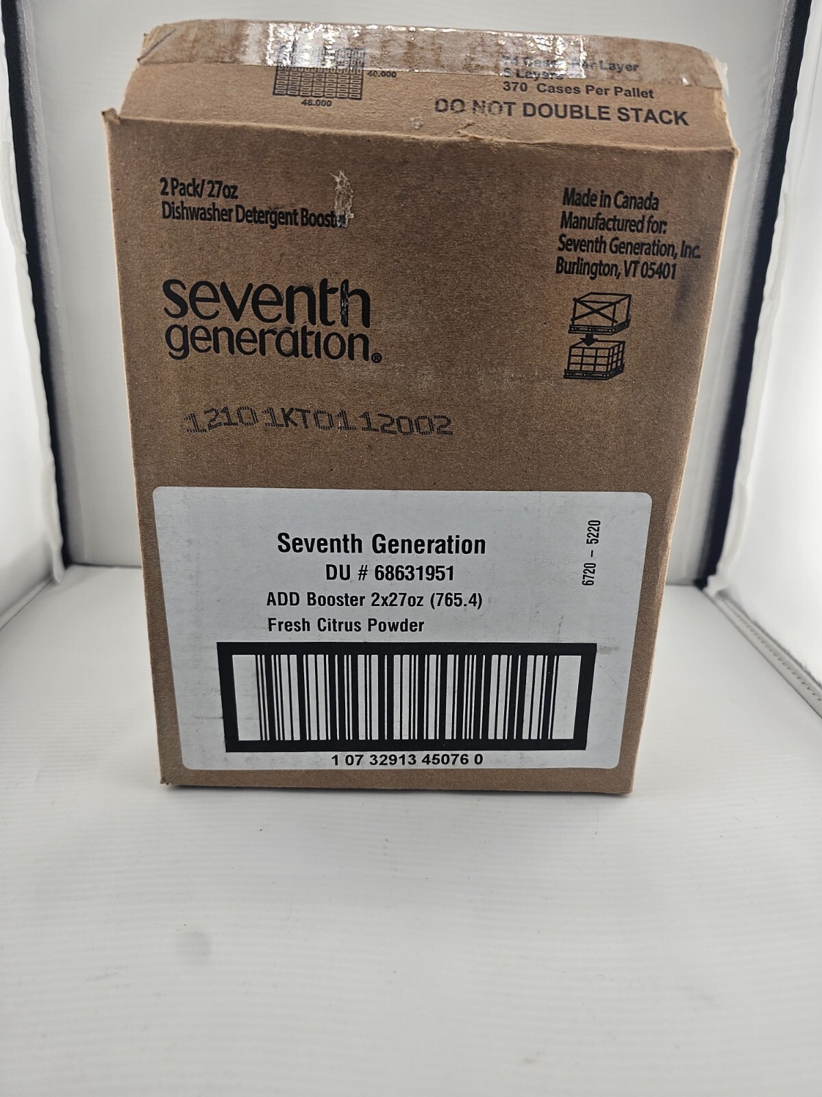 BRAND NEW Seventh Generation Power + Dishwasher Detergent Booster Powder 2pcs