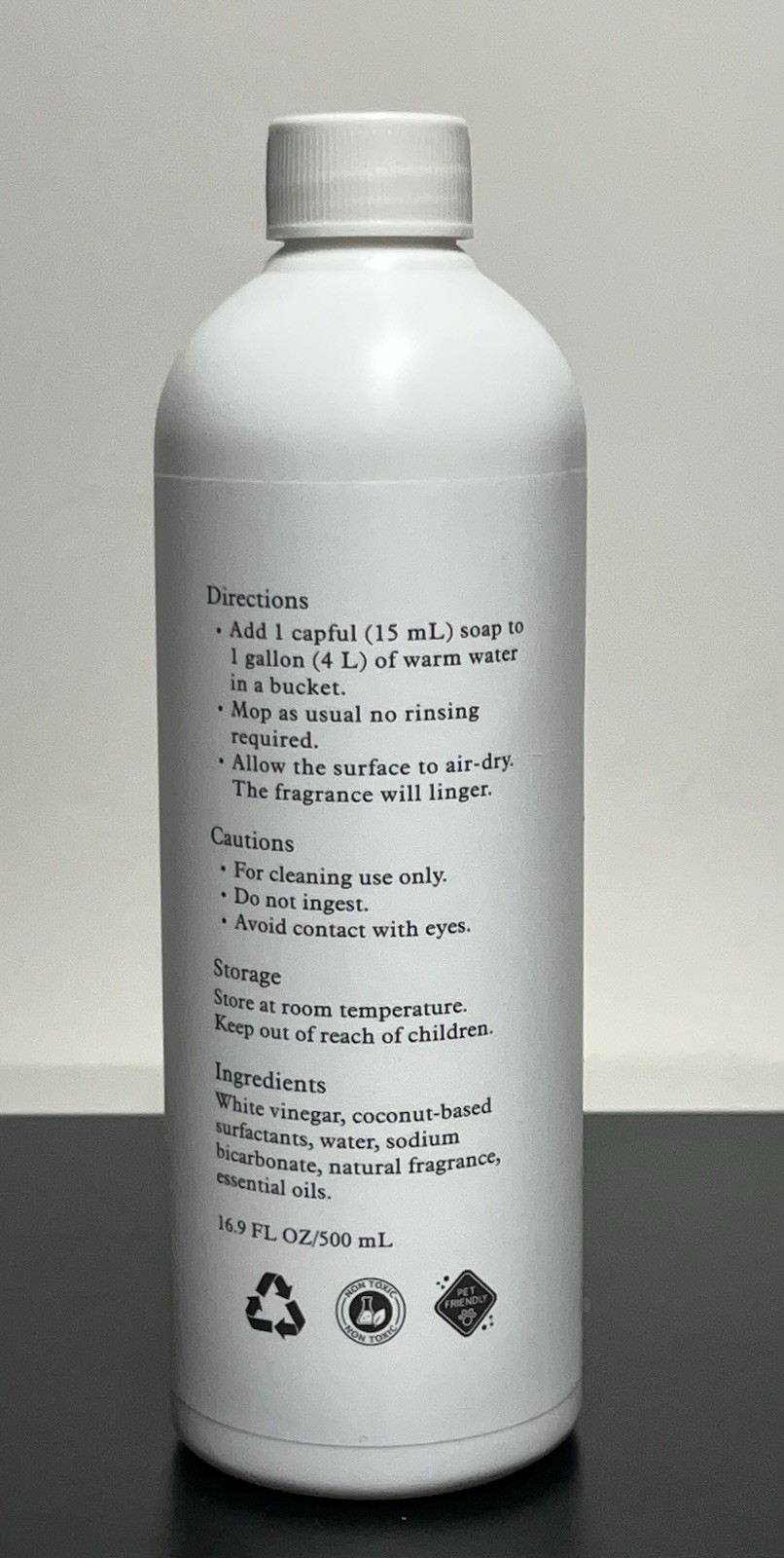 Blyss Mop Soap HeartBreaker 16.9 FL OZ. Concentrate Non-Toxic, Naturally Scented
