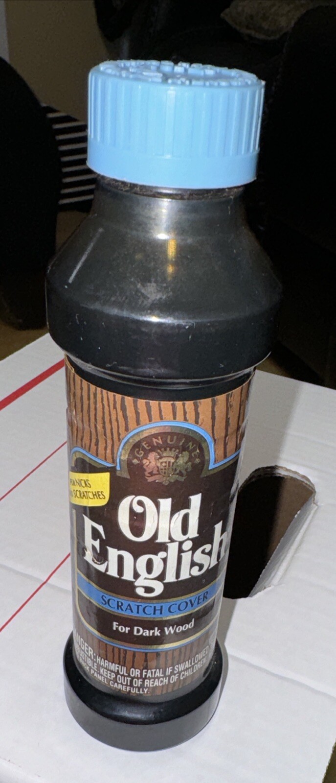 Rare Vintage 1990s Reckitt & Colman Inc. OLD ENGLISH Scratch Cover For Dark Wood
