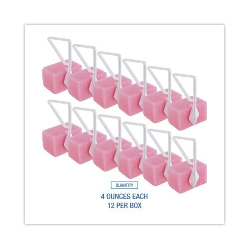 12 Pack Toilet Bowl Deodorizer Block Chery Scent