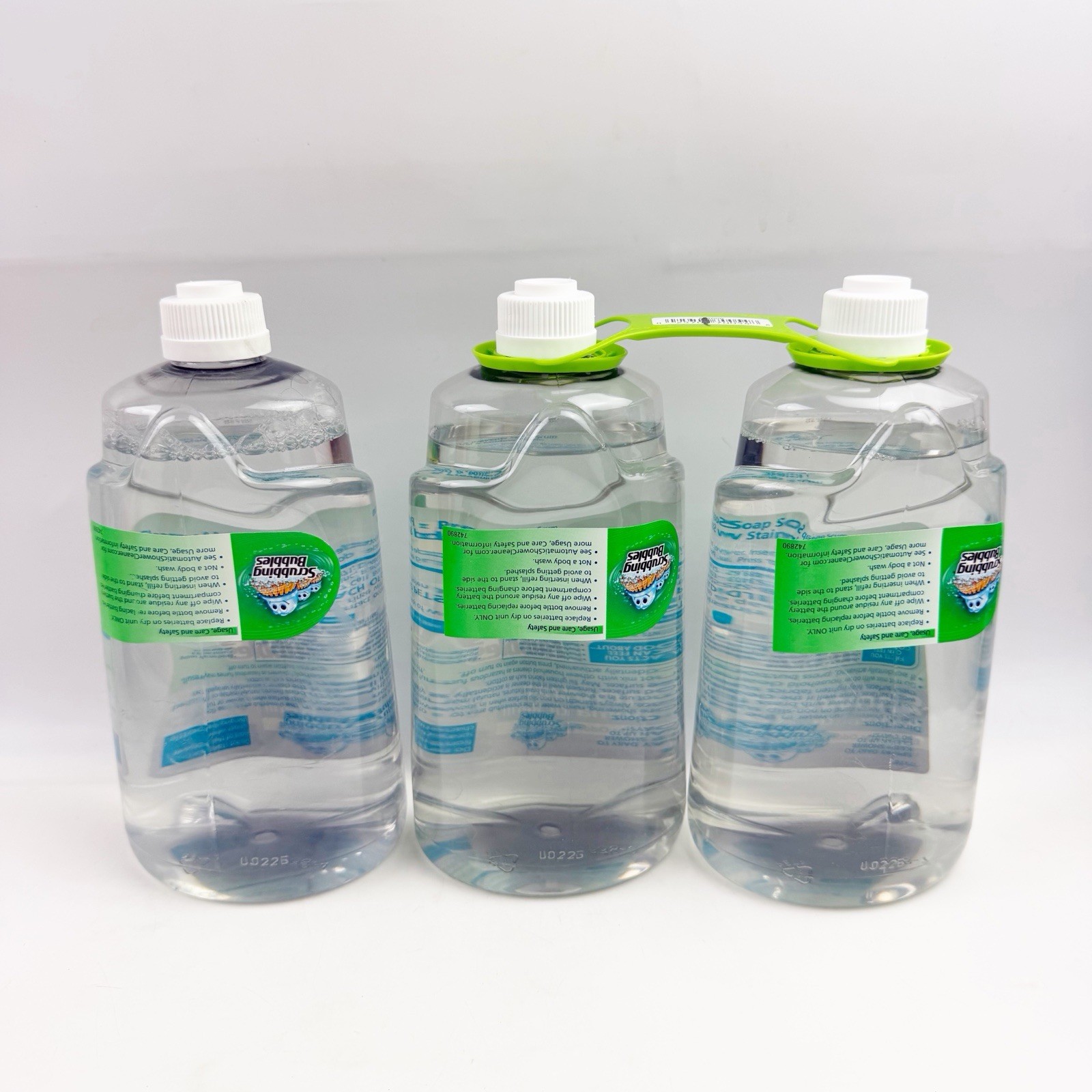 THREE Scrubbing Bubbles Automatic Shower Cleaner Refill Refreshing Spa 34 oz NOS