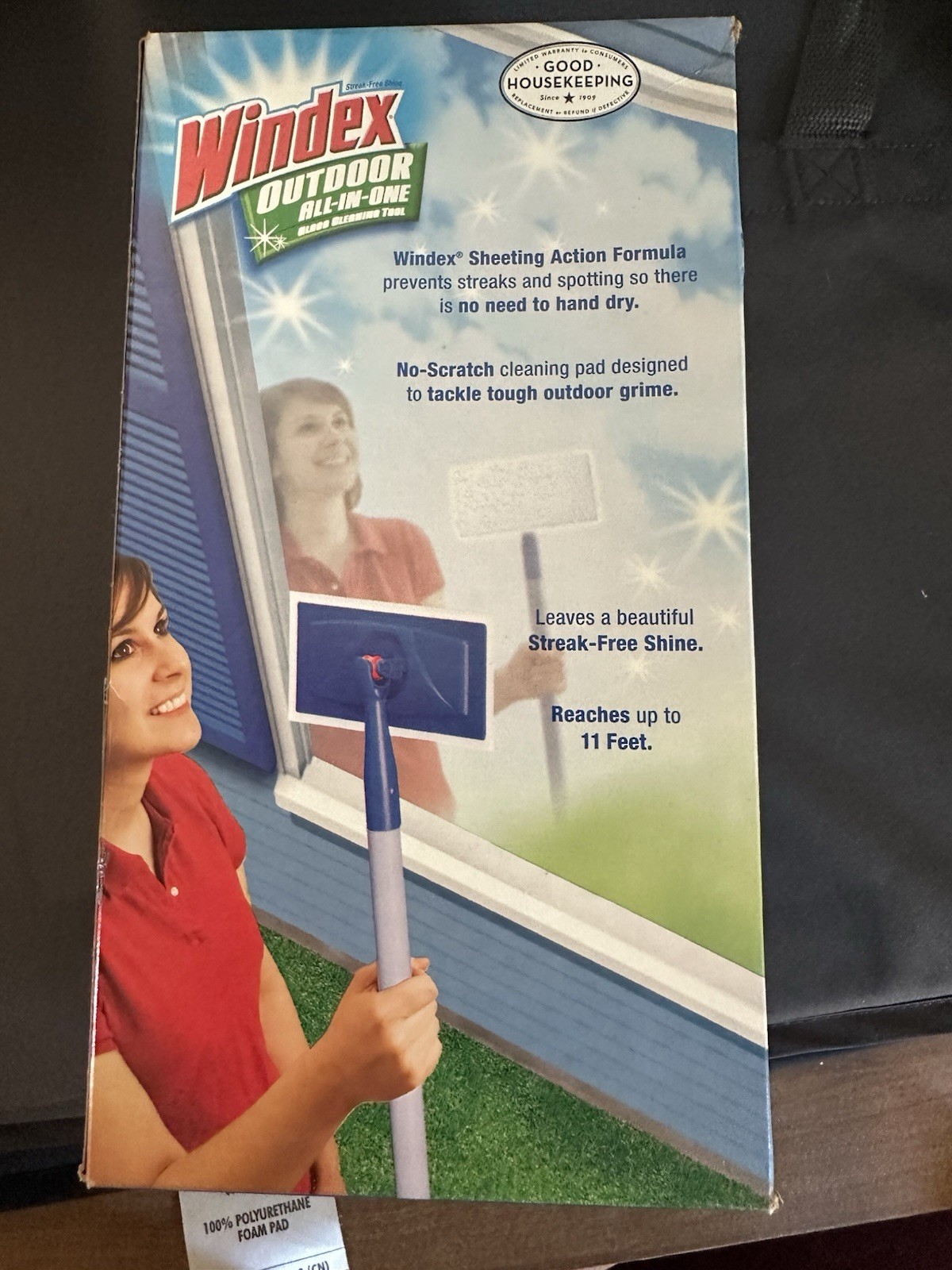 Windex Outdoor All-In-One Glass & Window Cleaning Tool Starter Kit NEW
