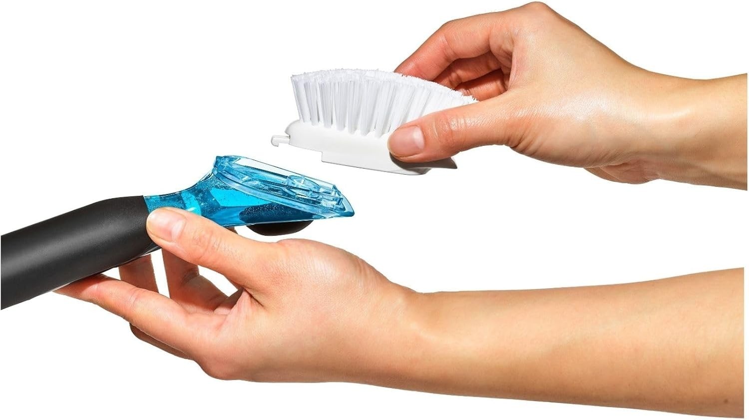 Cepillo Para Fregar Platos, Cepillo De Palma Con Mango Ergonómico Para Limpieza