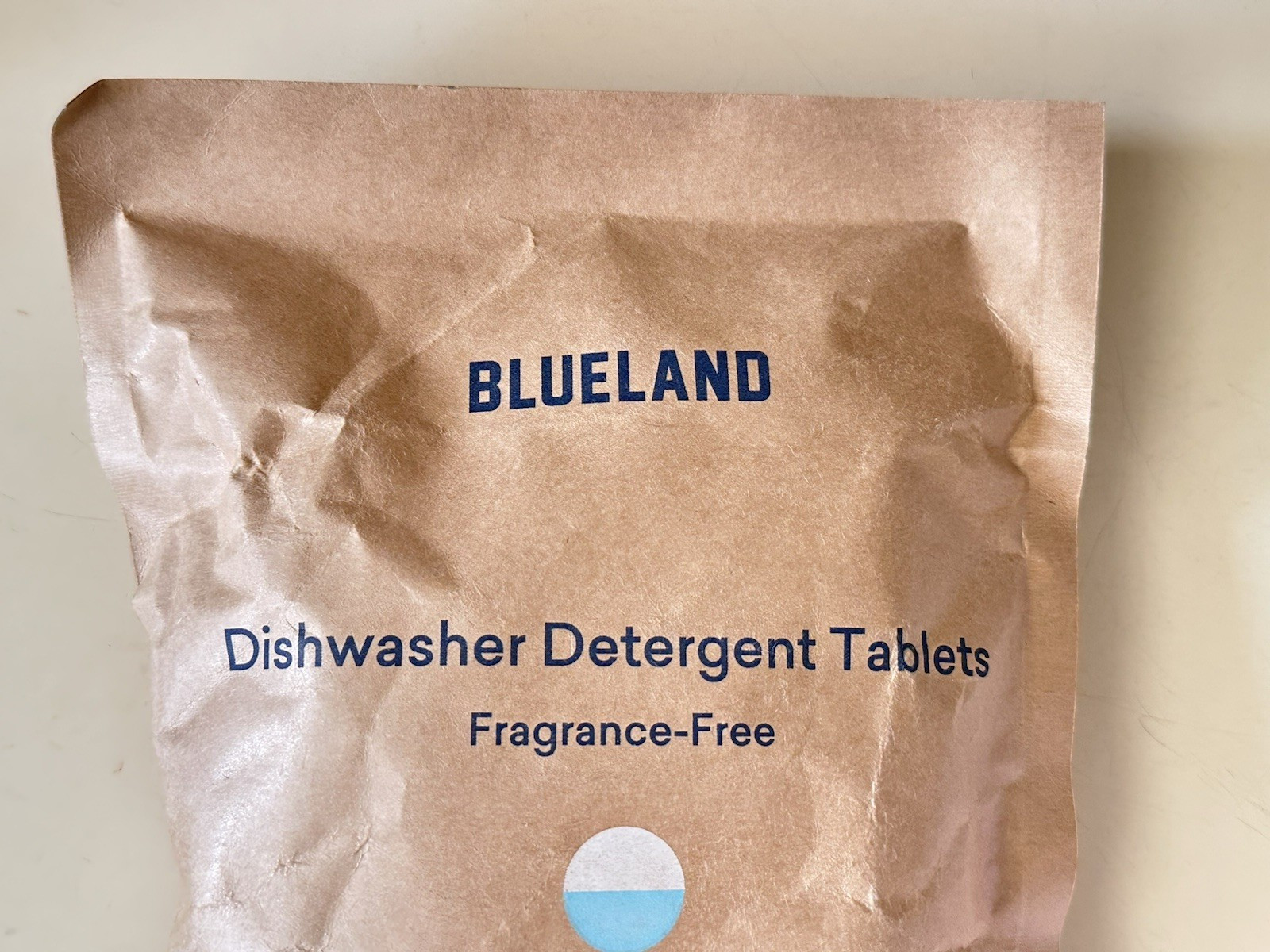 2 LOTS BLUELAND Powder Dishwasher Soap Detergent 14.2 oz + 9.5 oz Fragrance Free