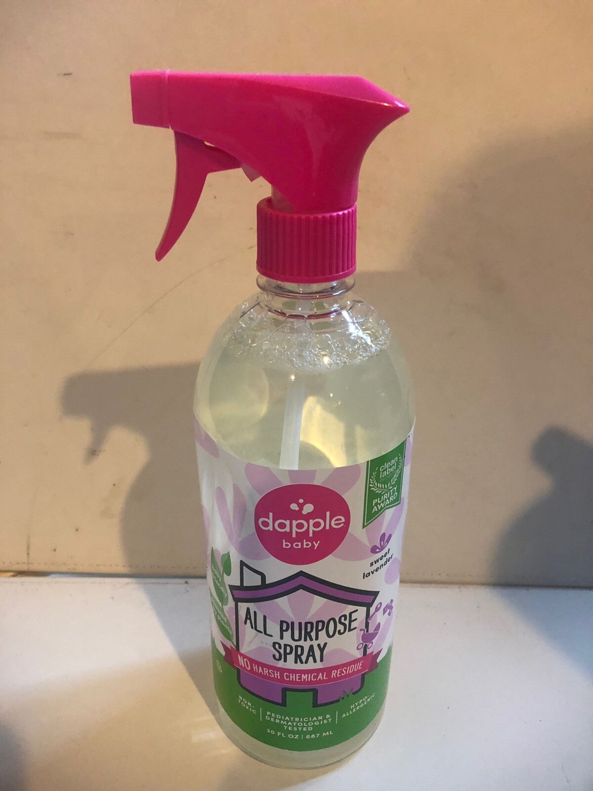 Dapple Baby All Purpose Spray Lavender 30 fl oz Powered by Plants Baby Friendly