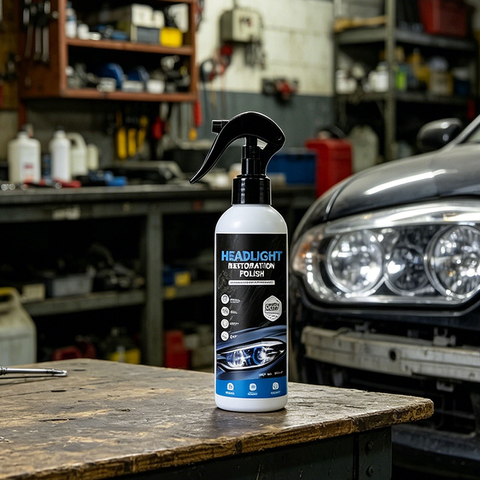180ml Automotive Headlamp Restoration Fluid Kit Headlight Polishing Cleaner2026c