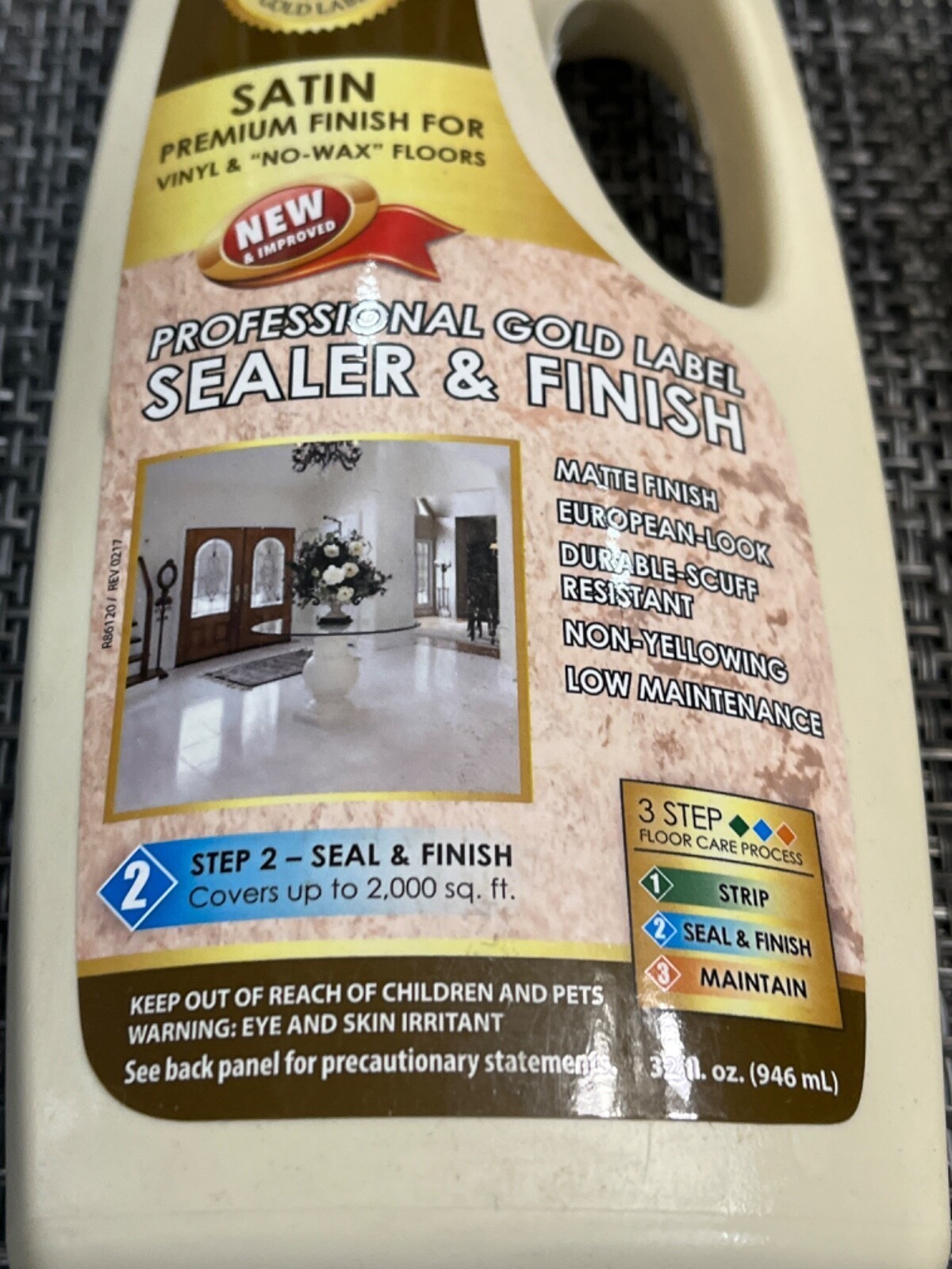 6 QTY! BULK LOT- Trewax 887130027 Satin Carnauba-Based Floor Sealer Wax -NEW